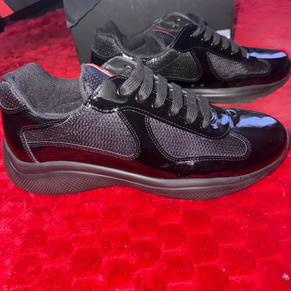Prada Black and Red Sneakers - Picture 5 of 8